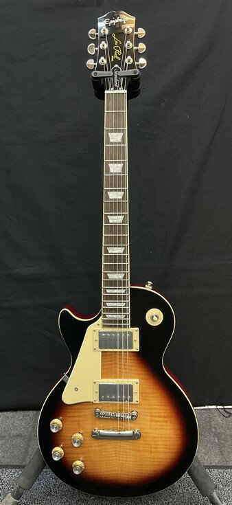 【21121520902】【4.03kg】Epiphone Les Paul Standard 60s Left Hand -Bourbon Burst- [エピフォン][レスポールスタンダード][レフティ,左利き][バーボンバースト,Brown,Sunburst,ブラウン,サンバースト][エレキギター,Electric Guitar]