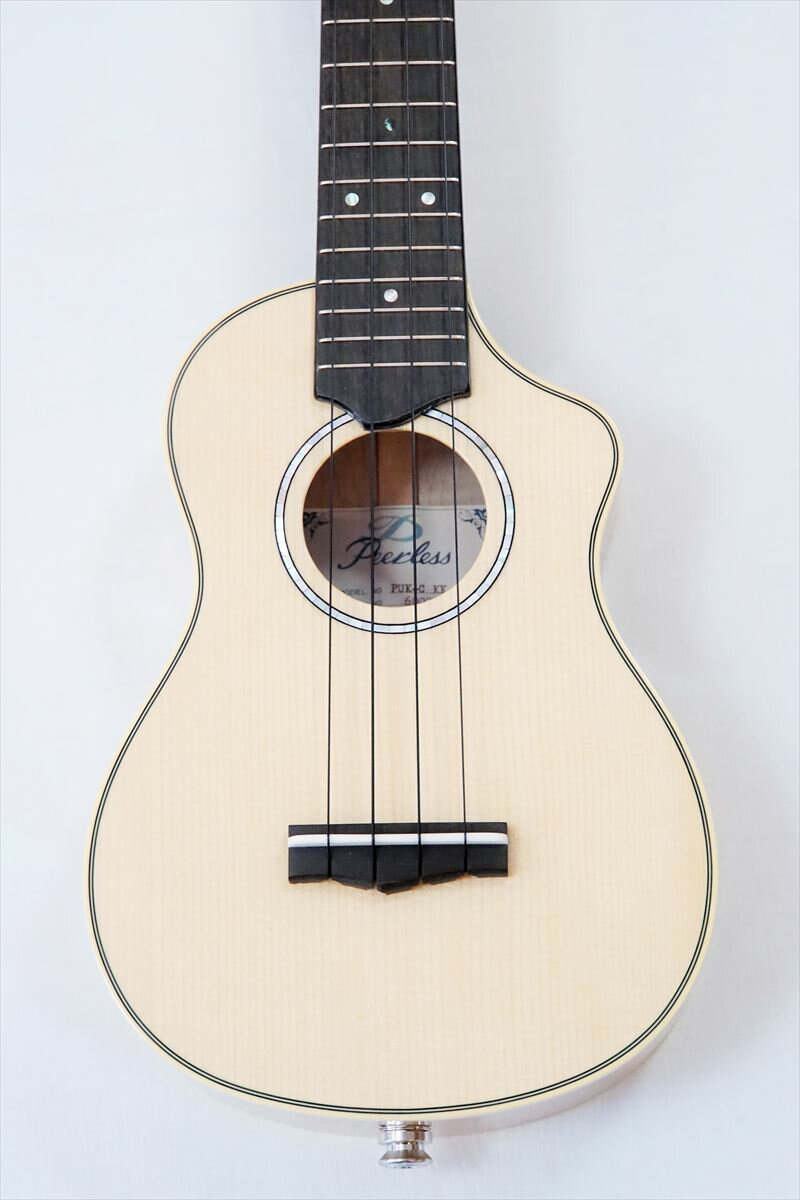 【キヨシ小林モデル】Peerless PUK-C KK 新品 コンサートウクレレ[KIWAYA,ピアレス,キワヤ][Natural,ナチュラル][Spruce,Maple,スプルース,カーリーメイプル][Concert Ukulele]