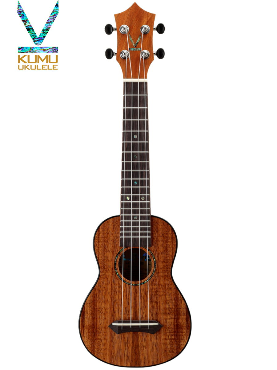 KUMU UKULELE Tuxedo series SQ34AP ピックアップ搭載モデル 新品 ソプラノウクレレ[クムウクレレ][Soprano Ukulele]