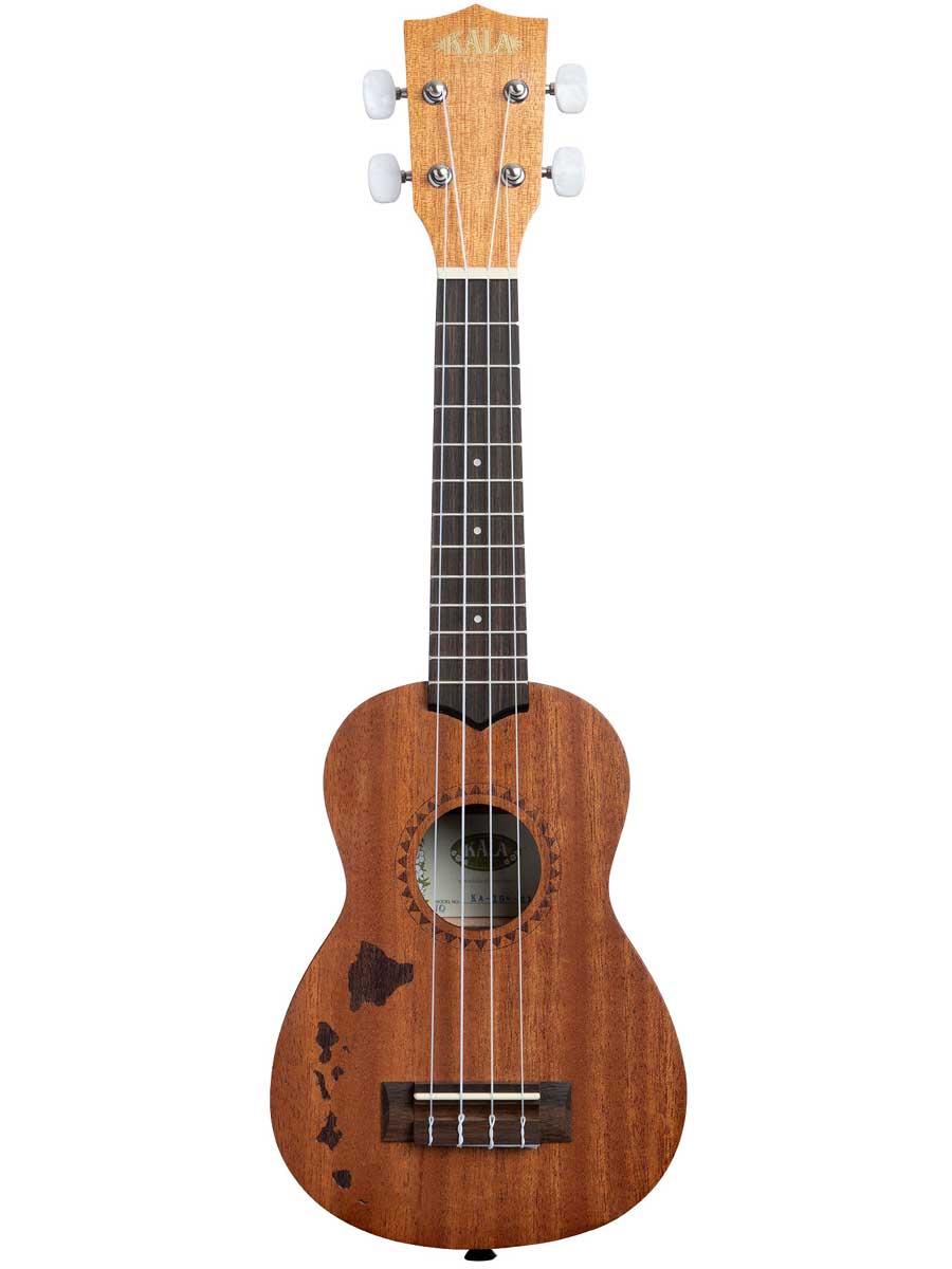 KALA KA-15S-H1 KA-15 SATIN MAHOGANY SOPRANO W/ HAWAIIAN ISLANDS 新品 ソプラノウクレレ[カラ][soprano][ukulele]