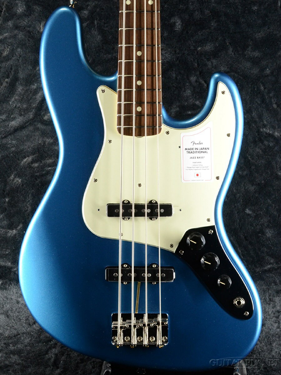 Fender Made In Japan Traditional 60s Jazz Bass -Lake Placid Blue- 新品 フェンダージャパン トラディショナル レイクプラシッドブルー,青 ジャズベース Electric Bass,エレキベース