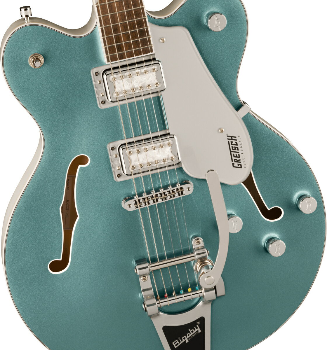 Gretsch G5622T-140 Electromatic 140th Double Platinum Center Block with Bigsby 新品 Two-Tone Stone Platinum/Pearl Platinum[グレッチ][フルアコ][Electric Guitar エレキギター]