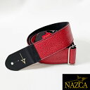 NAZCA STRAP Garnet Vi M^[/x[XpXgbv[iXJ][{][Guitar Strap][Red,bh,]