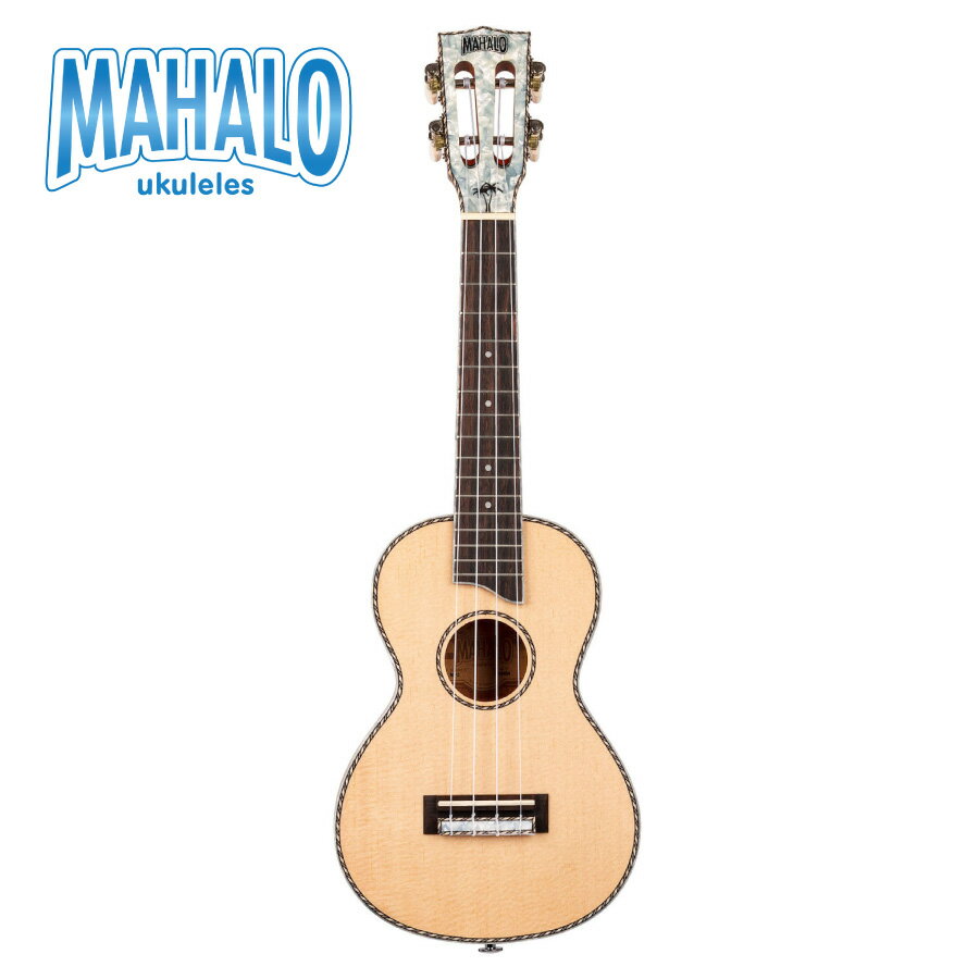 MAHALO ~Pearl Series~ MP2 新品 コンサートウクレレ[マハロ][マホガニー,Mahogany][シトカスプルース,Spruce][パール][Concert Ukulele]