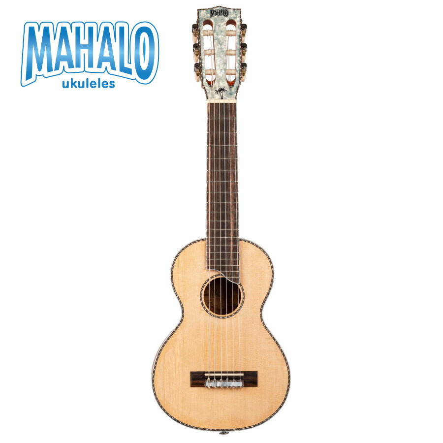 MAHALO ~Pearl Series~ MP5 新品 ウクレレギター[マハロ][マホガニー,Mahogany][シトカスプルース,Spruce][パール][ギタレレ,グイレレ,Guilele,Ukulele Guitar]