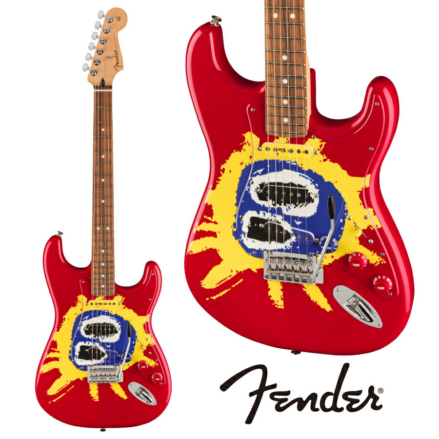 Fender 30th Anniversary Screamadelica Stratocaster - Custom Graphic / Pau Ferro - [ե][Primal Scream,ץ饤ޥ륹꡼,꡼ޥǥꥫ][Red,å,][ȥȥ㥹][Electric Guitar,쥭]