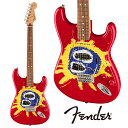 Fender 30th Anniversary Screamadelica Stratocaster - Custom Graphic / Pau Ferro - Vi[tF_[][Primal Scream,vC}XN[,XN[}fJ][Red,bh,][XggLX^[][Electric Guitar,GLM^[]