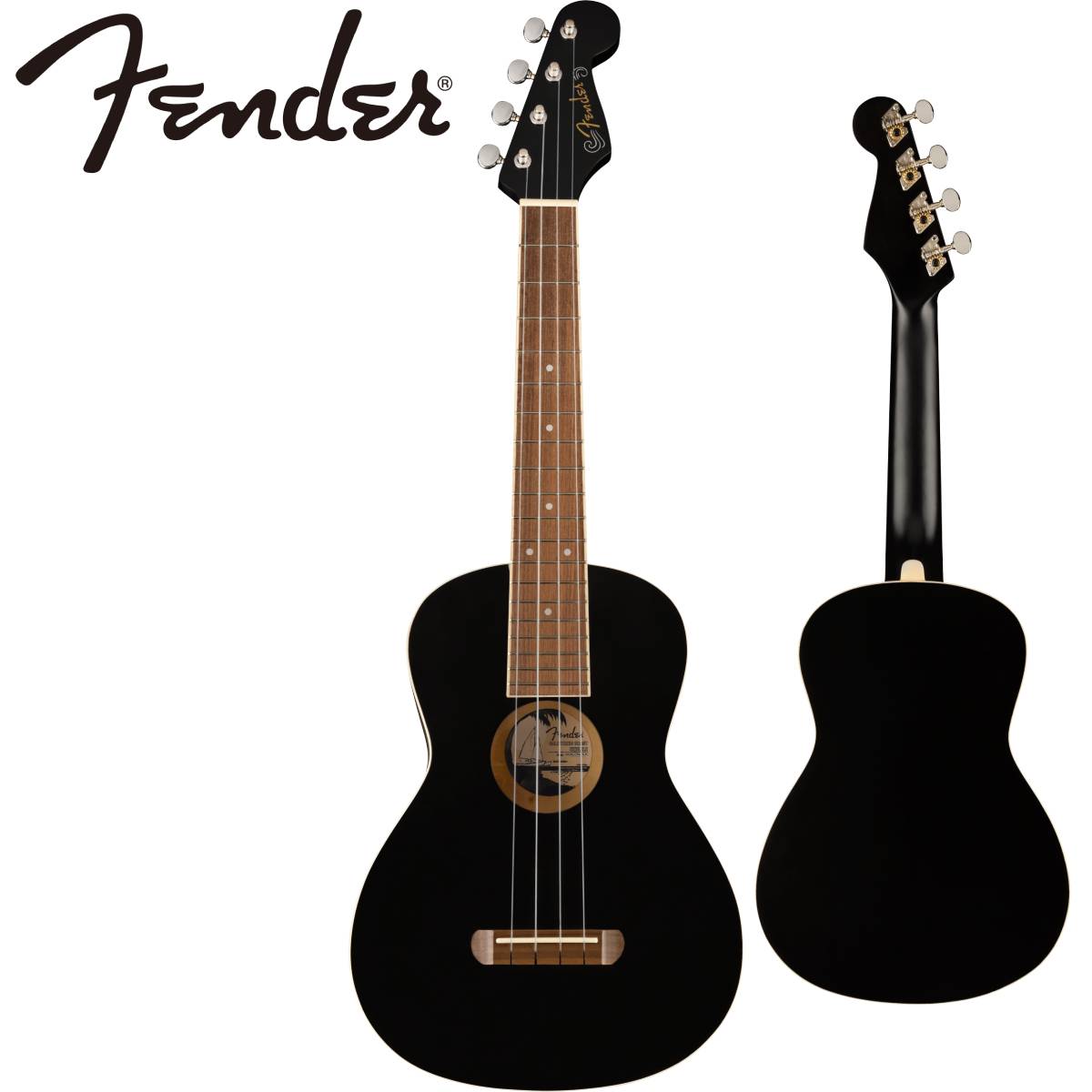 Fender AVALON TENOR UKULELE -Black- 新品[フェンダー][テナーウクレレ]