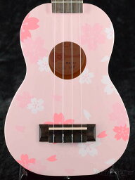 Kai Ukulele KS-SG 新品 ソプラノウクレレ[カイウクレレ][Solid Spruce,スプルース単板][Pink,ピンク,桜][Soprano Ukulele]