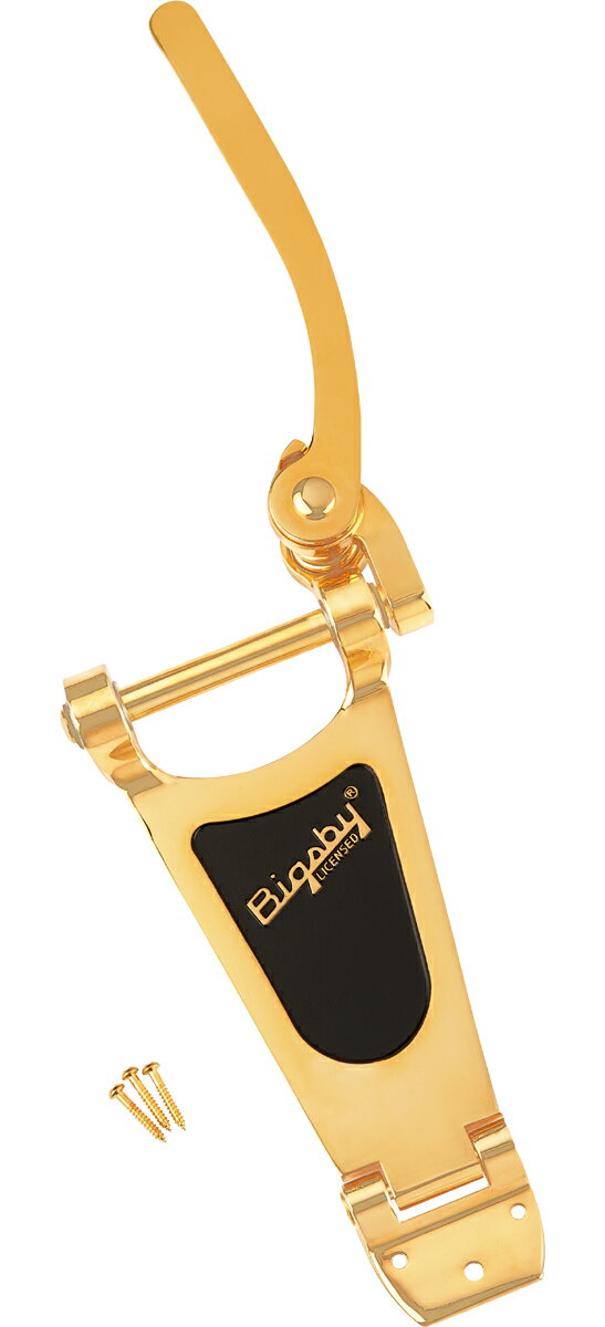 【正規品】Licenced Bigsby B60 Vibrato Tailpiece Vibrato Gold 新品 ビグスビー ビブラート テールピース ゴールド,金