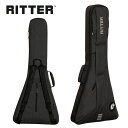 RITTER RGB4-V for Flying V Guitar -ANT(Anthracite)- フライングV用ギグバッグ リッター Case,ケース Gray,Black,グレー,ブラック,黒 Electric Guitar,エレキギター