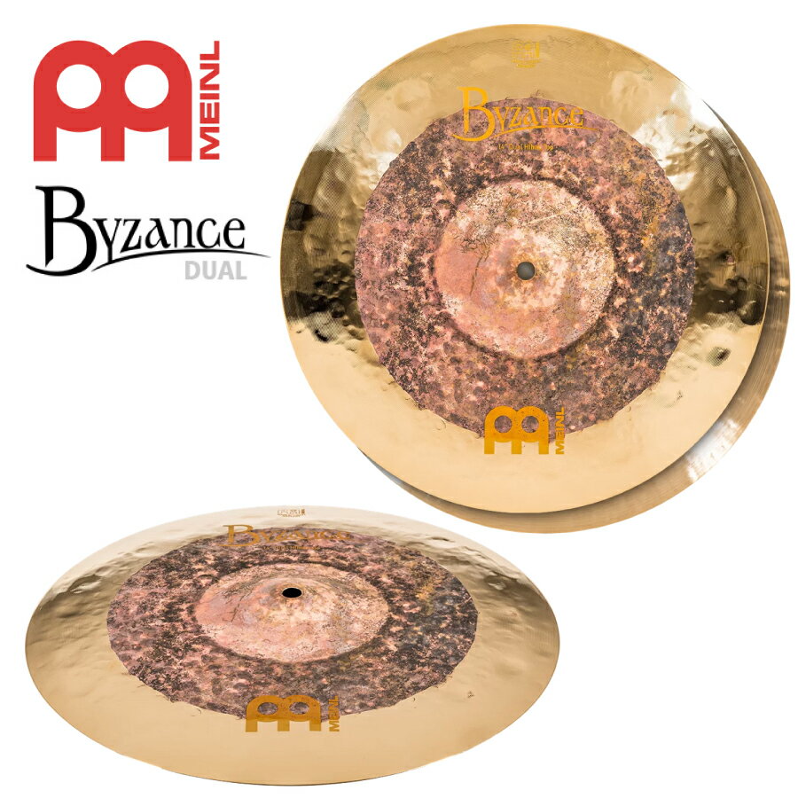 MEINL Cymbals B14DUH Byzance Dual Hihats 14" 新品[マイネル][Cymbal,ハイハットシンバル][B20ブロンズ合金][Drums,ドラム]