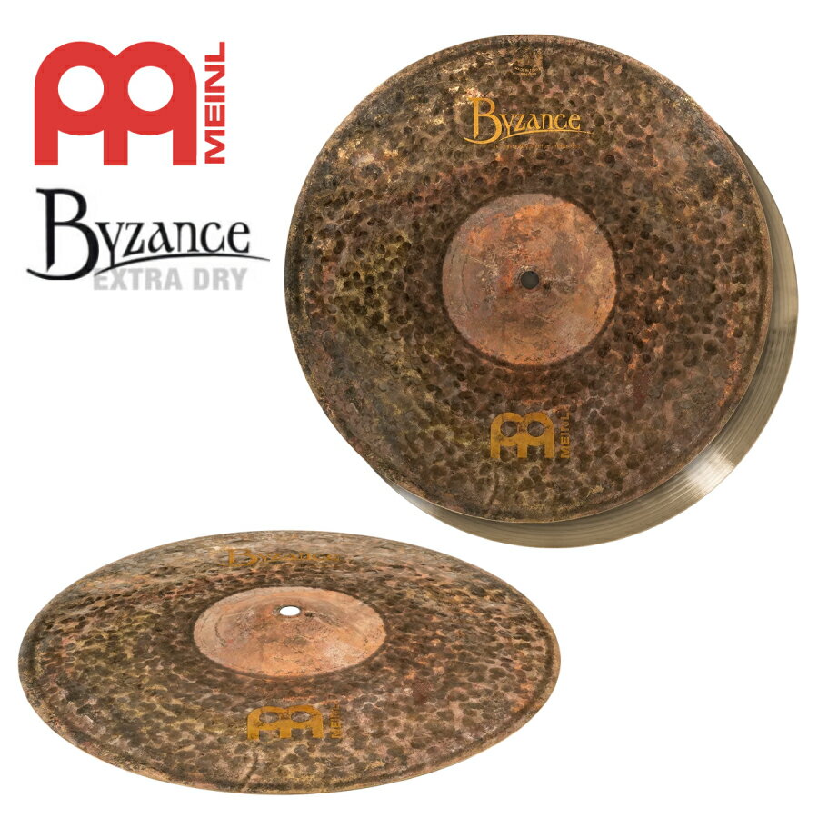 MEINL Cymbals B14EDMH Byzance Extra Dry Hihats 14