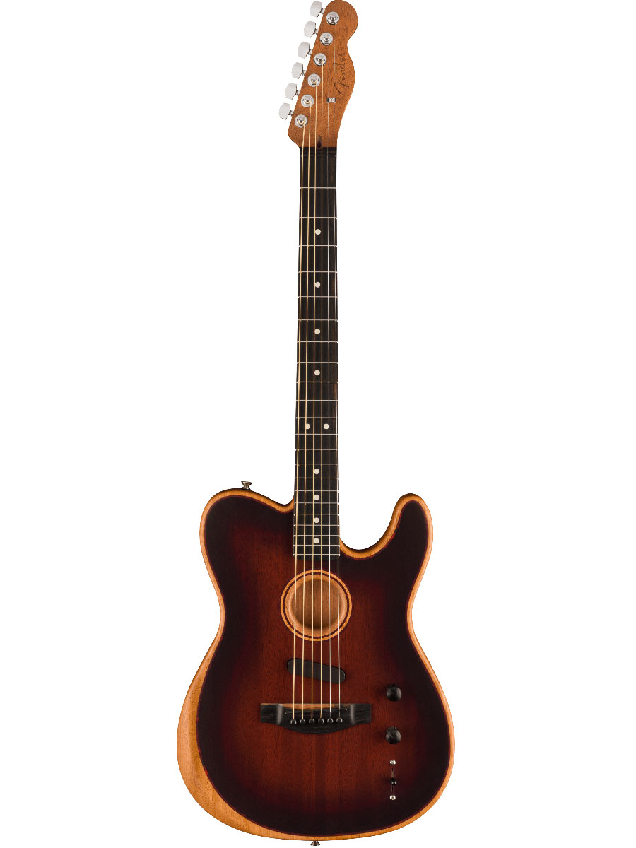 Fender USA AMERICAN ACOUSTASONIC TELECASTER ALL MAHOGANY -Bourbon Burst- 新品[Fender USA][フェンダーUSA][マホガニー][バーボンバースト][テレキャスター][Electric Guitar,エレキギター]