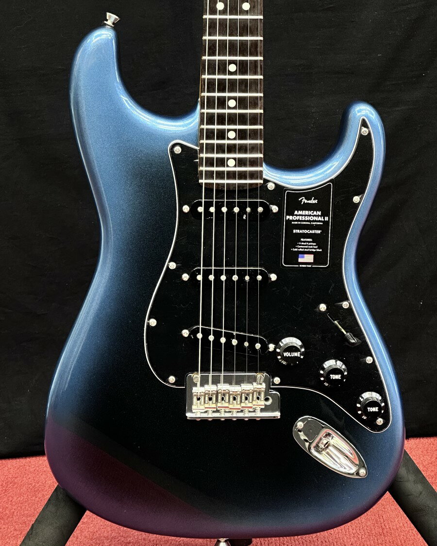 Fender American Professional II Stratocaster -Dark Night/Rosewood-【US23013273】【3.67kg】[フェンダー][プロフェッショナル][Stratocaster,ストラトキャスター][ブルー,青][Electric Guitar,エレキギター]