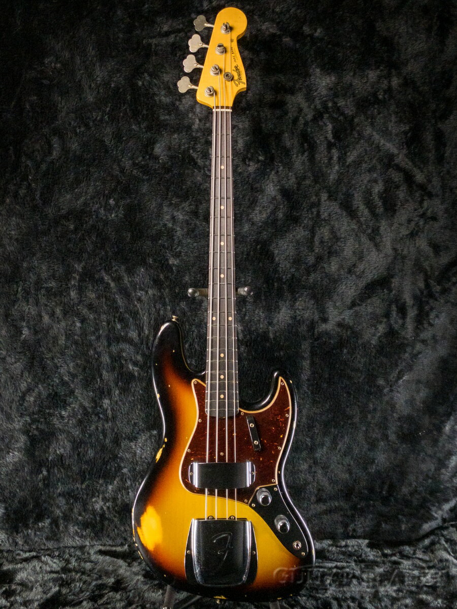 Fender Custom Shop 1962 Jazz Bass Relic -3 Color Sunburst-【4.20kg】新品[フェンダーカスタムショップ][ジャズベース][サンバースト][Electric Bass,エレキベース]