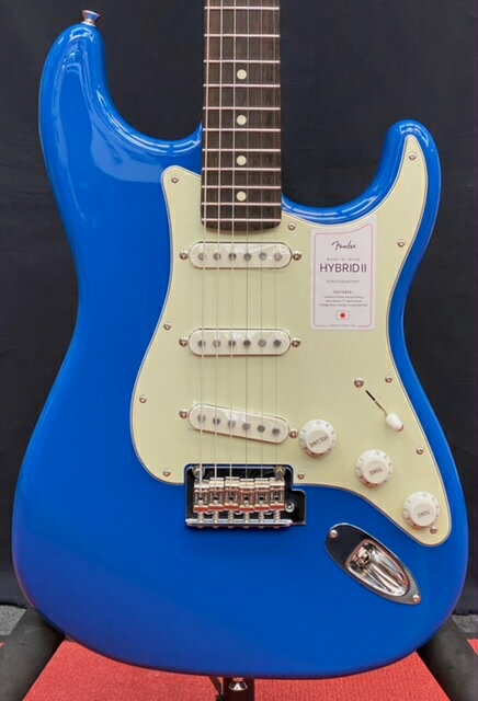 Fender Made In Japan Hybrid II Stratocaster -Forest Blue/Rose-【JD22025421】【3.40kg】[フェンダー][ハイブリッド][ストラトキャスター][Blue,ブルー,青][Electric Guitar,エレキギター]