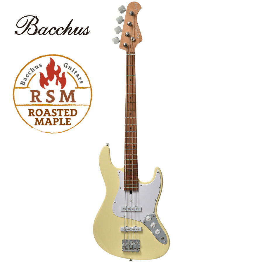 Bacchus Global Series WL4-STD33 RSM/M -OWH- 新品[バッカス][White,ホワイト,白][Jazz Bass,ジャズベース]
