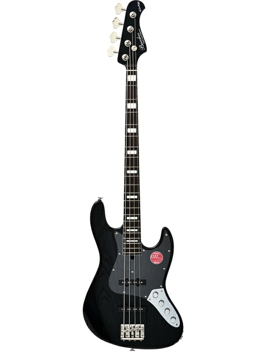 Bacchus WL4DX-ASH AC -Black Oil- 新品[バッカス][国産/日本製][WOODLINE][ブラックオイル,黒][Jazz Bass,ジャズベースタイプ][Electric Bass,エレキベース]