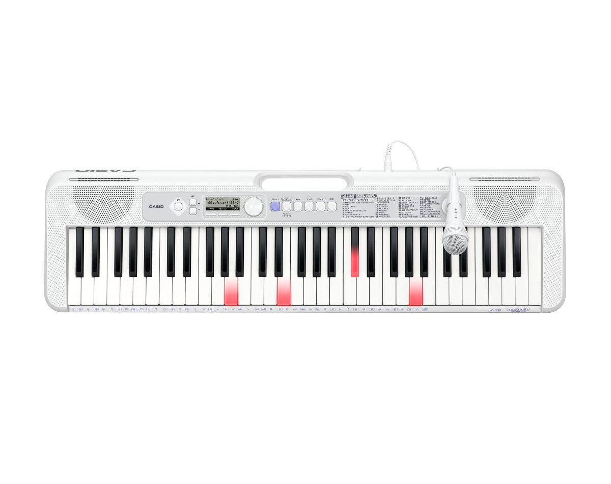 CASIO LK-330 新品 61鍵盤 Casiotone 光ナビゲーションキーボード[カシオ][LK330][キーボード,電子ピアノ][デジタルピアノ,Digital Piano,keyboard]