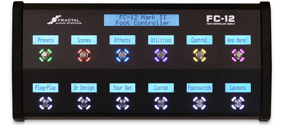 Fractal Audio Systems FC-12 MARK II Foot Controller 新品 Axe-FX III / FM3 用純正フットスイッチ[フラクタルオーディオシステム][エフェクター]