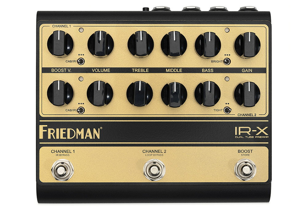 Friedman IR-X Dual Tube Preamp 新品 プリアンプ フリードマン 真空管 Effector,エフェクター