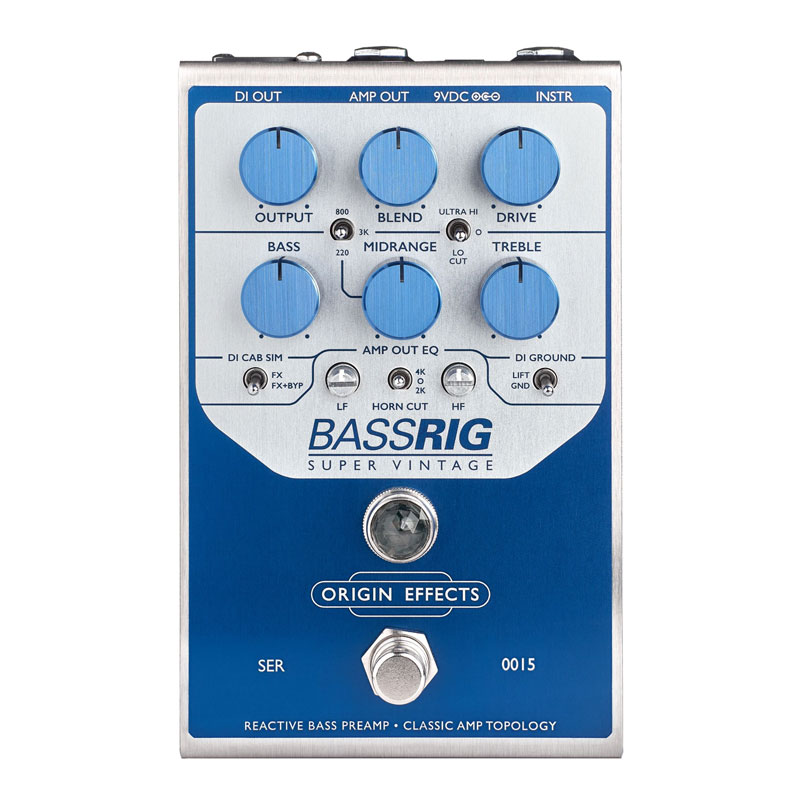 ORIGIN EFFECTS BassRIG Super Vintage 新品 ベース用プリアンプ[オリジンエフェクツ][Effector,エフェクター]