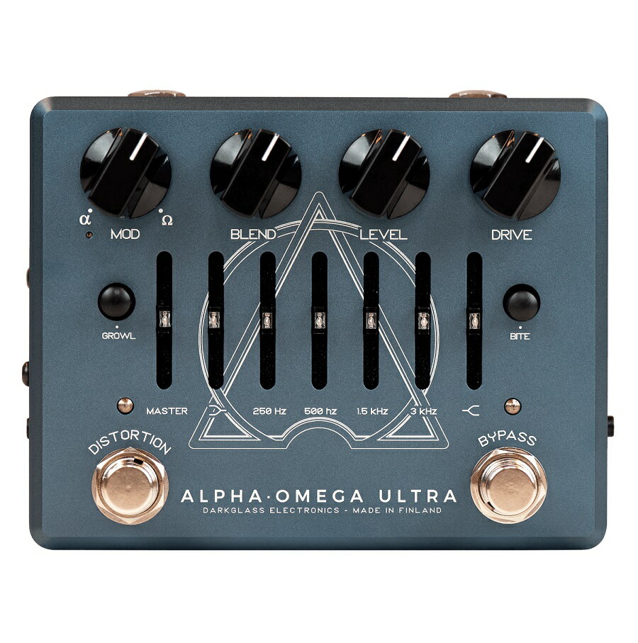 Darkglass Electronics ALPHA OMEGA ULTRA V2 (WITH AUX-IN) 新品 ベース用ディストーション[ダークグラスエレクトロニクス][アルファオメガ][Bass Distortion][Effector,エフェクター]