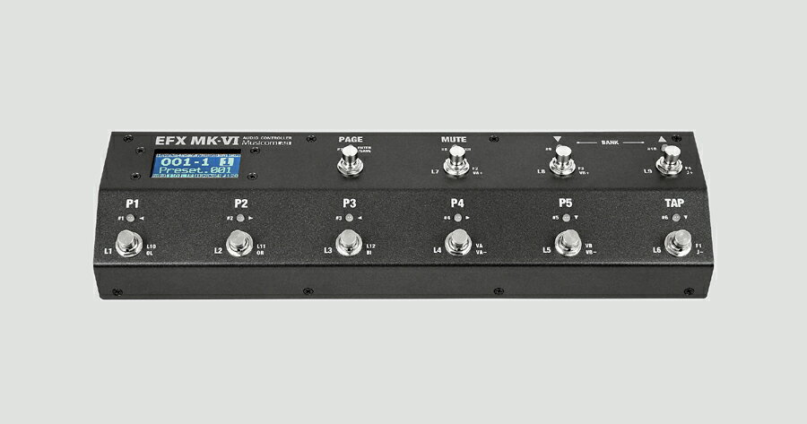 MusicomLAB EFX MK-VI 新品 ループ スイッチャー/MIDI コントローラー ミュージコムラボ Controller,Switcher Effector,エフェクター