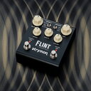 From A Classic Era.時代を超えて甦るサウンド 【THE NEXT GENERATION.　FLINT V2】 Flintは、ビンテージアンプに搭載されていた トレモロ回路の揺らめきや上質で幻想的なトレモロエフェクトと、 3つの異なるリバーブのアルゴリズムを備えています。 トレモロ側では、複雑な効果を生み出す'61ハーモニック・トレモロ、 泥臭い色気のある'63パワーチューブ・トレモロ、 シャープでバランスの取れた'65フォトセル・トレモロへ切り替えられます。 リバーブ側では、クラシックな60年代のスプリング・リバーブ、 独創的な70年代のエレクトロニックプレート・リバーブ、 またはノスタルジックな80年代のラック・リバーブ（ホールタイプ）の3種類から選べます。 9つのパラメーターを微調整することで、トレモロ、 リバーブキャラクターの細部までコントロールできます。 水しぶきのようなきらめき、パルスのような響き、鼓動するブルージィサウンド、 アンビエントな揺らぎ、穏やかなリバーブパッドなど、 そのサウンドメイクは実に多彩です。 各エフェクト・セクションにそれぞれトゥルーバイパスのオン/オフスイッチを搭載し、 入出力部にはクオリティーの高いアナログ・セクションを採用しました。 Flintは音楽の歴史に刻まれたトレモロとリバーブサウンドを、 ペダルフォーマットで届けてくれます。 ●ハイ・インピーダンス超低ノイズClassA JFETプリアンプ入力 ●ロー・インピーダンス・ステレオ出力 ●TRSエクスプレッションペダル、Strymon MiniSwitch、MultiSwitch Plus、 TRS MIDIが接続可能なエクスプレッション入力 ●コンピューターとのMIDIコネクション、 ファームウエアのアップデートが可能なUSB-Cジャック搭載 ●独立のリバーブとトレモロOn/Offスイッチ ●300のプリセット保存とMIDIフル対応 ●超低ノイズ、ハイパフォーマンスの24-bit 96kHz、 A/D＆D/Aコンバータがもたらす妥協のないオーディオ・クオリティ ●ハイパフォーマンス 520MHz ARM スーパー・スカラー・プロセッサー ●32-bit浮遊演算プロセッシング ●20Hzから20kHzのフリーケンシー・レスポンス ●Designed and built in the USA 【製品コンセプト】 ●本物を超えた本物 ギターエフェクトの創成期に登場したトレモロ、そしてリバーブ。 この2つの魅惑的な組み合わせは理想的なコンビネーションでした。 1960年代の定番アンプに搭載されたこれらのエフェクトは、 初期のサーフミュージック、泥臭いアメリカ南部のブルース、 マカロニウエスタン、フィルムノワールのサウンドトラックから現代のインディーズロックまで、 数え切れないほどのレコードやパフォーマンスに彩りを添えました。 音楽の進化とともに、アーティストに尽きることのないインスピレーションを与え続けてきたのです。 Flintはこの組み合わせを再現するスタジオクラスの高品位ペダルです。 人気があり定番のトレモロ回路とリバーブ回路を徹底的に調べ尽くし、 複雑な音のレイヤーや細かなニュアンスまで、 独自のアルゴリズムによって忠実に再現することに成功しました。 Flintは一方にトレモロ、もう片方にリバーブを搭載した、1台で2台分のエフェクターなのです。 【サウンドはビンテージ、機能は最新】 第2世代のFlintは、最先端の技術と新たなハードウェアとデザインにより、 オリジナルと同様にゴージャスなトレモロとリバーブサウンドを提供いたします。 さらに、全てにおける改良は、ステージやスタジオの柔軟で、 パワフルなツールとしての活躍をお約束します。 【拡張されたコントロール】 スローなトレモロはいかがですか？ SpeedノブのLFOスピードを1Hz近くまでレンジを広げました。 リバーブ側ではプリディレイタイムも調整できるように変更しました。 【研ぎ澄まされたハードウェア】 プレミアムなアナログJFET入力回路は、 演奏に対して素晴らしい応答性を誇ります。 リアパネルにあるスイッチで、 モノラルまたはステレオ入力切り替えが可能です。 さらに、新しいARM DSPチップはペダルボードのエネルギー消費を抑えながら、 あらゆる音の細かなニュアンスをつぶさに捉える高い処理能力を提供します。 【MIDI】 MIDIにフル対応しており、ほぼすべてのノブ、スイッチ、 設定をEXP/MIDIジャックまたはUSBを介してリモートコントロールできます。 また、作成したすべての新しいサウンドを300プリセットとして保存でき、 いつでも呼び出すことができます。 【サウンドデザイン】 ●’61 ハーモニック・トレモロ　-　A Unique Rarity. ハーモニック・トレモロは、 1960年代序盤のチューブアンプにしか搭載されなかった希少な種類です。 低域と高域が交互に強調される2バンドのフィルターエフェクトが特徴的でした。 その結果、交互に強調される周波数による滑らかなフェイザーのような、 緩やかなパルスのトレモロ効果を生み出します。 ●’63 パワーチューブ・トレモロ　-　Totally Tubular. パワーチューブ・トレモロは、 LFO信号がプッシュプル出力ステージのバイアスに直接干渉します。 LFOをバイアスに接続するとパワーチューブへのバイアス電流が上下し、ゲインが上下します。 これが交互に起こることにより、トレモロの効果を生み出します。 トレモロのボリュームがゼロに近づき、 真空管の動作が止まる瞬間に発生するクロスオーバー・ディストーションが発生します。 その反対に最大ボリュームに近づくと、ハーモニック・ディストーションが発生します。 また、最大出力時の電源の落ち込みもパワーチューブのバイアスポイントに影響します。 これら全ての要素が全て絡み合い、トレモロの「汚れた」サウンドを作り出します。 ●’65 フォトセル・トレモロ　-　Get To The Chopper. フォトセル・トレモロは、60年代中期のアメリカ製アンプに搭載されていた フォトセル・トレモロを忠実に再現しました。 フォトセル・トレモロはLDR（光依存性抵抗）を使用して、 入力信号のレベルをコントロールします。 LDRはLFOに接続された豆電球とセットで使われます。 LFOが発振すると豆電球の光度が変わり、LDRの抵抗値を変化させます。 この抵抗とインピーダンスの変化が信号のレベルに影響を与え、 両レベル間を矩形波のように激しく変化させる、 「ハード」なトレモロ・サウンドを生み出します。 ●60年代のスプリング・リバーブ　-　Sixties Surf. スプリング・リバーブは、ビンテージアンプに使われていた フルサイズの2スプリング・タンクを再現しました。 スプリング・タンクは異なるディレイタイムを発生し、 複雑でスムーズな残響音とリバーブ特有の周波数特性を生み出します。 スプリングへの入出力には真空管回路が使用されており、 電気信号からスプリングを揺らす機械的信号に変換し、 再び電気信号に戻す方式を採用しています。 ●70年代のプレート・リバーブ　-　Sound Of The Seventies. エレクトロニック・プレート・リバーブは、 初めて作られたデジタル・リバーブを忠実に再現しています。 この驚異のハードウェアは、マルチディレイラインをパラレル配列したハードウェアで、 各ディレイには複数の出力があり、フィルター信号が入力に帰還されていました。 その結果、複数のパラレル出力タップによる 密度の高い残響を短い時間で素早く作り出すことができ、 リッチでスムーズなサウンドが得られます。 ●80年代のホール・リバーブ　-　Totally Eighties. ホールラック・リバーブでは、 ノスタルジックな80年代終盤のラック型 デジタル・マイクロプロセッサー・リバーブを再現しました。 当時は、限られた処理能力でありながら、 ディレイ＆全帯域パス・フィルター、 ローパス・フィルターの効率の良い直列ループでリバーブサウンドを作っていました。 ディレイ・ラインを変調して、リバーブの密度を上げたり、 温かさをサウンドに加えていました。 このホール・リバーブは、アーリー・リフレクションの後に、 ゆっくりと積み上げられて行く密度の高い残響音が特徴です。 ●Effect Order機能　-　Switch Things Up. ビンテージチューブアンプと同様にリバーブからトレモロという配置順の他に、 リバーブの前にトレモロをかけて、よりクリーンでモダンなトーンにすることも可能です。 Flintには緻密なトーンコントロールができるように、リバーブと トレモロの前後配列を変更できるEffect Orderがセカンダリー機能として用意されています。 この設定は、ライブエディットのセカンダリー機能からアクセス可能で、プリセット毎に保存できます。 ●Pre-Delay機能　-　Add Some Space. リバーブ信号が始まるまでのタイムを調整できるPre-Delay（プリ-ディレイ）が、 新たにライブエディットのセカンダリー機能に加わりました。 このディレイタイムはプリセットごとに保存できます。 お問い合わせフリーダイヤル:0120-37-9630