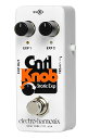 Static Expression Pedal Cntl Knob は、エクスプレッション・コントロールジャックを備えた デバイスをエクスプレッションペダルを使用せずに リモートコントロールすることができる、 手ごろでコンパクトな使いやすいペダルです。 標準的なエクスプレッション・ペダルにおける2種類の設定を プリセットして、フットスイッチで切り替えることが可能です。 EXP 1ノブで1つめのエクスプレッション設定、EXP 2ノブで 2つめのエクスプレッション設定をセットします。 2つのノブともに反時計回りいっぱいでヒール(かかと)ポジションの設定、 時計回りいっぱいでトゥ(つま先)ポジションの設定に対応します。 選択したノブの LED が点灯し、パワーサプライや JP9.6DC-200mA(別売)を使用して電源を供給します。 Cntl Knob と他製品との互換性を拡げられるように TRS+/- ボタンを搭載しており、コントロールするデバイス間とで 極性を一致させることが可能です。 6フィート(1.8m)の TRS（Tip-Ring-Sleeve）ケーブルが付属します。 ・EHX ペダルやエクスプレッション・コントロールジャックを備えた 他メーカーのペダルをエクスプレッションペダルを 使用せずにリモートコントロール ・コンパクトな筐体とシンプルなパラメーター ・プリセットした2つのエクスプレッション・バリューを瞬時に切替可能 ・さまざまなディバイスとの幅広い互換性を可能にする TRS+/- ボタン ・1/4” TRS ケーブル付属 お問い合わせフリーダイヤル:0120-37-9630