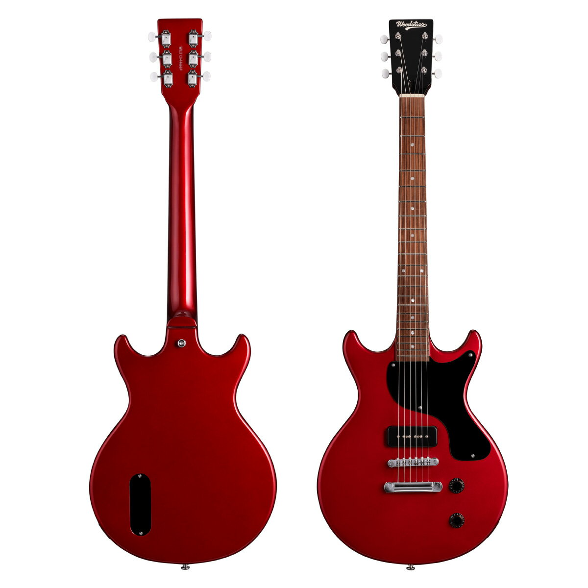 Woodstics Guitars WS-SR-Jr -Candy Apple Red- Produced by Ken Yokoyama  ǥåץå[åɥƥå][][ESP֥][Les Paul Junior,쥹ݡ른˥,ϻ][][Electric Guitar,쥭]