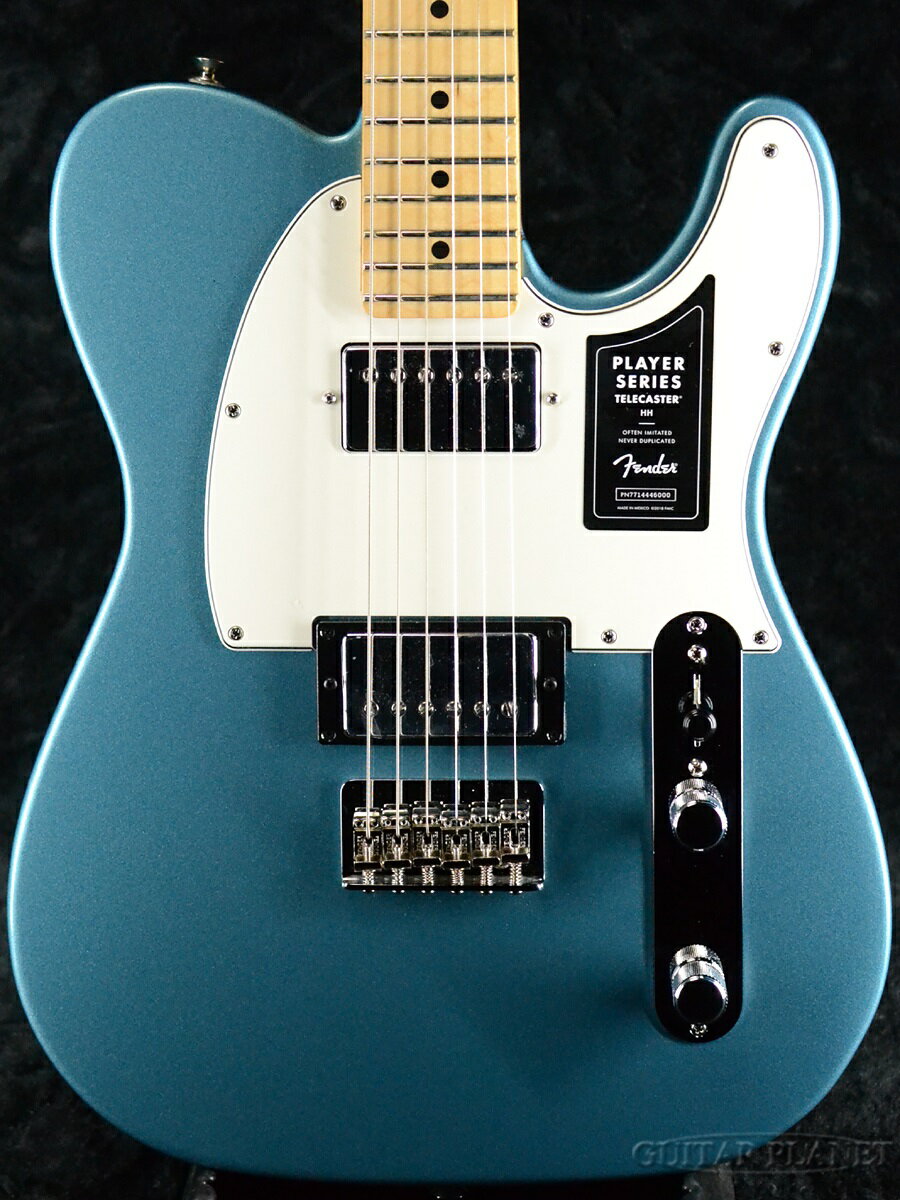 Fender Player Telecaster HH TPL/Maple 新品[フェンダー][プレイヤー][Tidepool,Blue,ブルー,青][テレキャスター][Electric Guitar,エレキギター]