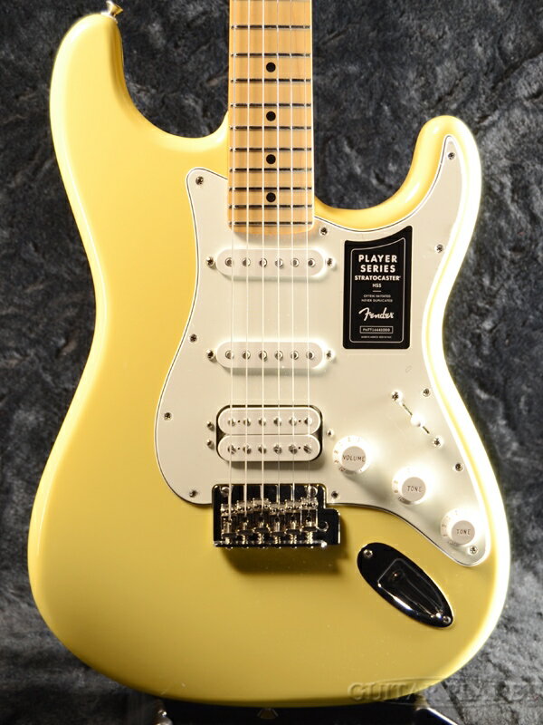 Fender Player Stratocaster HSS -Buttercream/Maple- 新品 フェンダー プレイヤー Yellow,バタークリーム,黄 Stratocaster,ストラトキャスタータイプ Electric Guitar,エレキギター