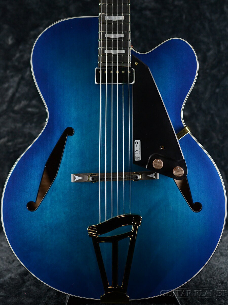 FUJIGEN MFA-FP BBT 新品[フジゲン,富士弦,FgN][国産][マスターフィールド][Blue,ブルー,青][フルアコ][エレキギター,Electric Guitar]