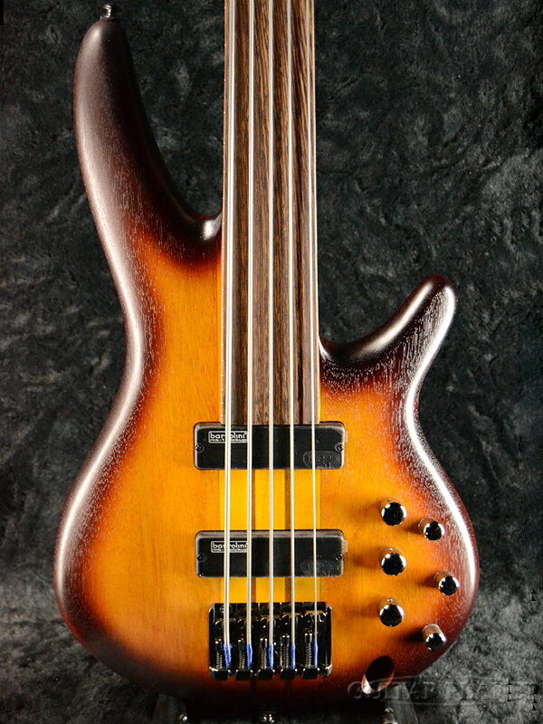 Ibanez SRF705 BBF Brown Burst Flat 新品 アイバニーズ Fretless,フレットレス 5strings,5弦 ブラウンバースト,茶 Electric Bass,エレキベース