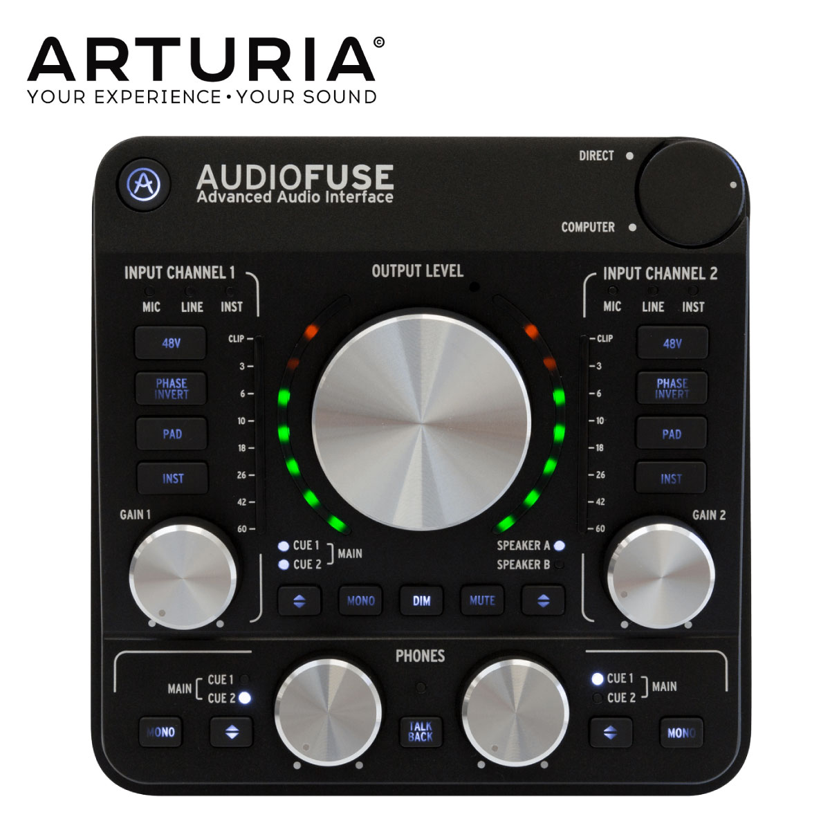 ARTURIA AUDIOFUSE 2 -Black- 新品 オーディオ インターフェース アートリア ブラック,黒 Audio Interface