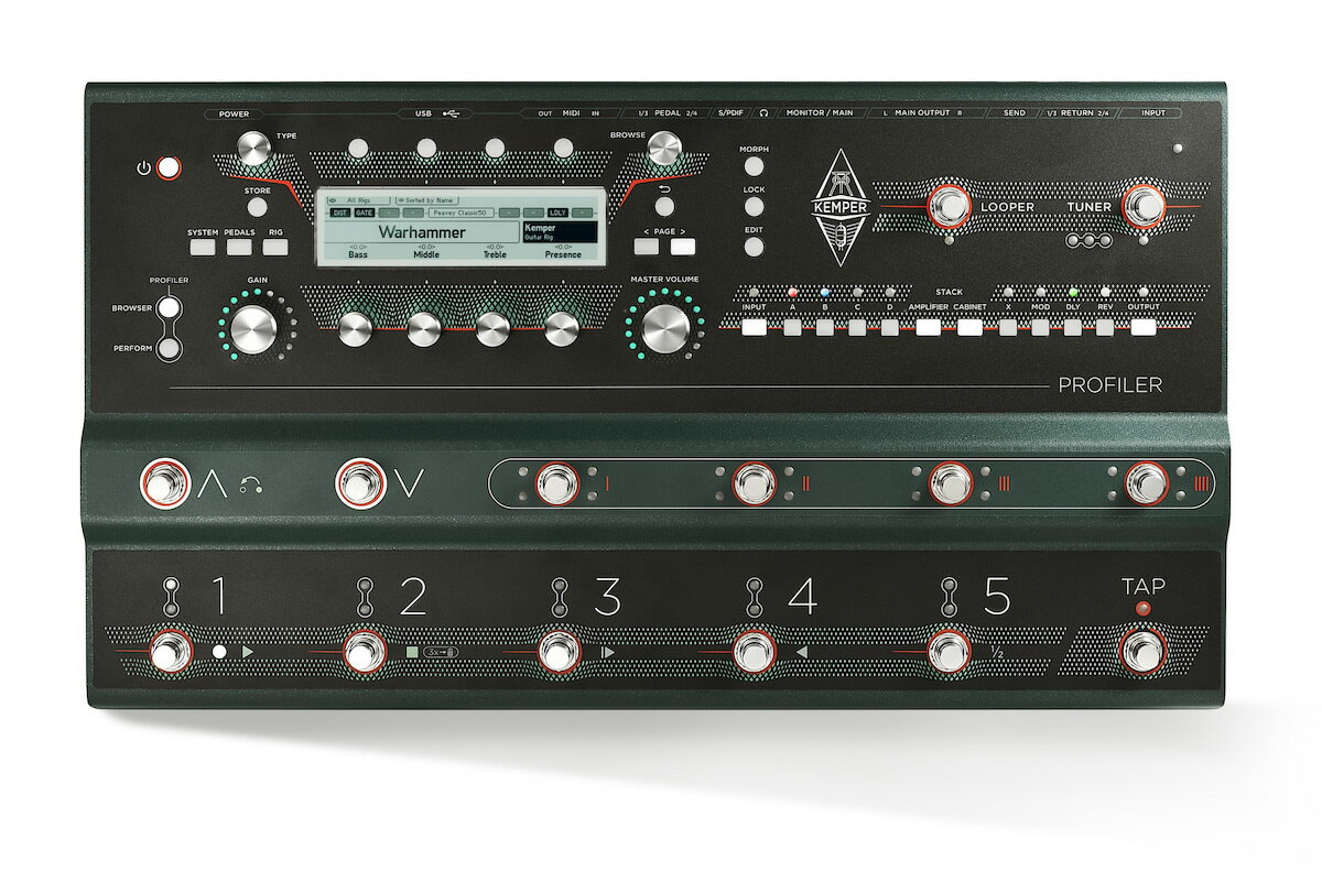 KEMPER PROFILER STAGE 新品[ケンパー][ステージ][マルチエフェクター][プロファイリングアンプ][Effector,エフェクター][Amplifier]