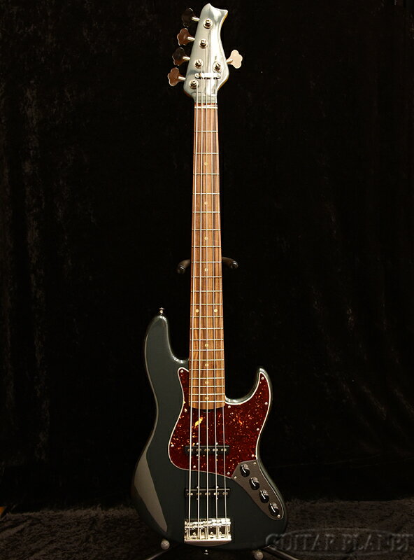 Valenti V21-J5 -Charcoal Frost Metallic- 新品[ヴァレンティ][5弦][Active,アクティブ][チャコールフロストメタリック][Jazz Bass,JB,ジャズベースタイプ][Electric Bass,エレキベース]