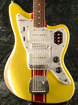【当店カスタムオーダー品】Shelton Galaxy Flite III -Graffiti Yellow with Dakota Red Stripe- 新品[シェルトン][Jazzmaster,ジャズマスタータイプ][グラフィティイエロー,黄][Electric Guitar,エレキギター]