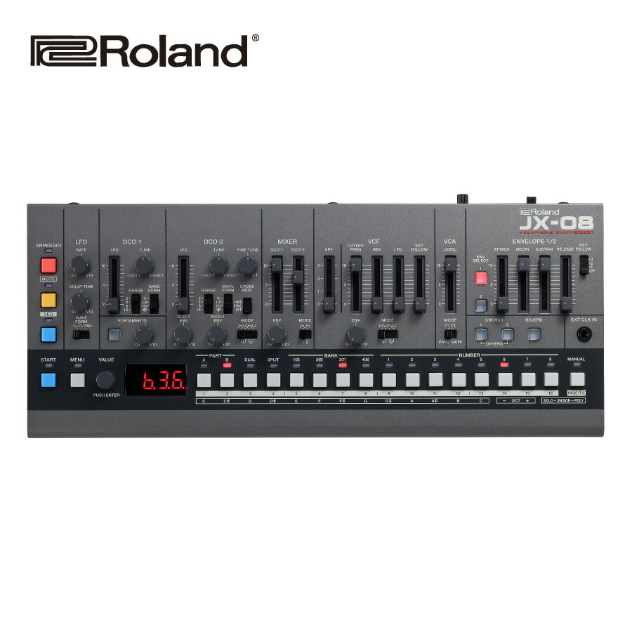 Roland JX-08 Sound Module 新品[ローランド][JX-8P][Synthesizer,シンセサイザー][Keyboard,キーボード,鍵盤楽器]