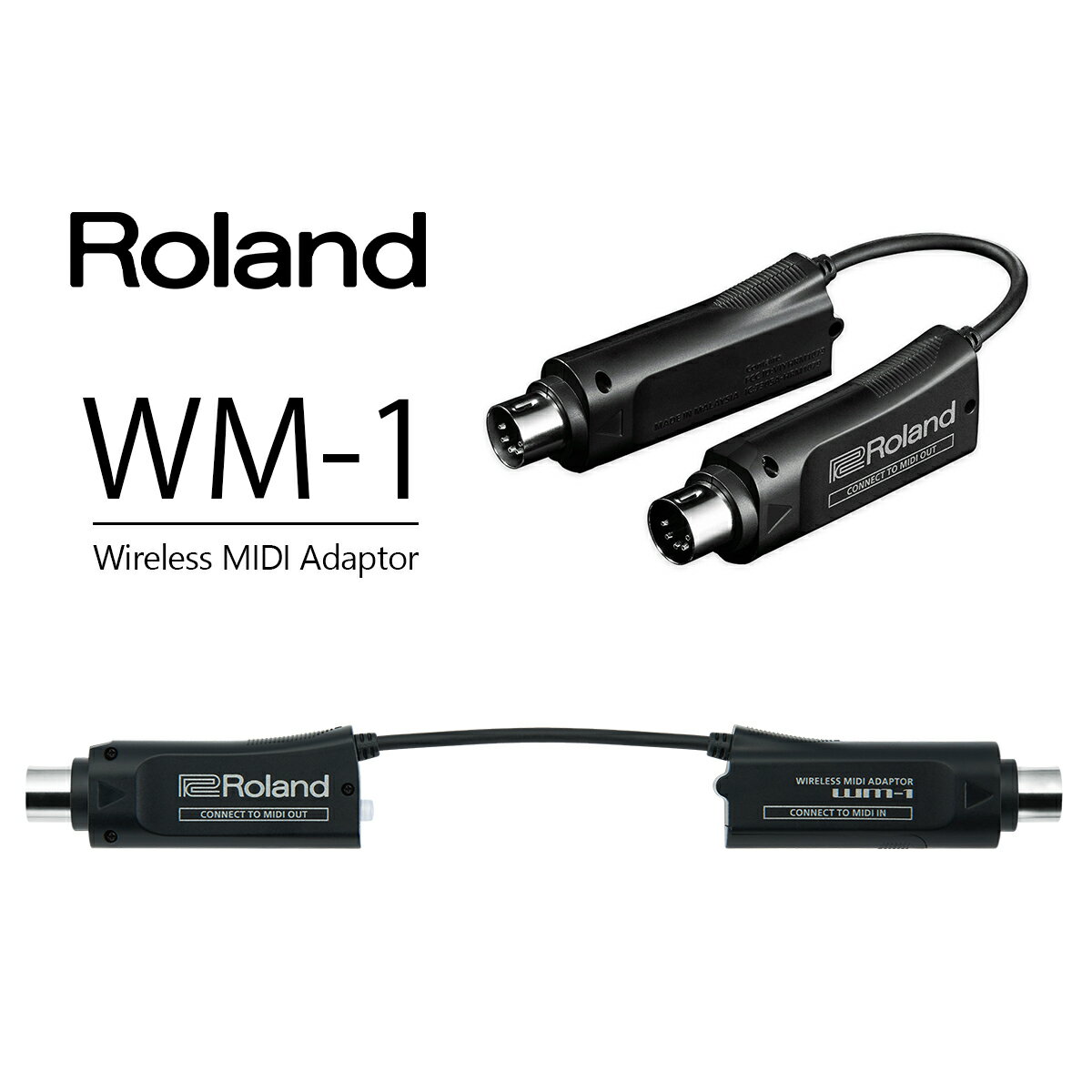 Roland WM-1 新品 Wireless MIDI Adaptor[ローランド][WM1][ワイヤレス][キーボード,シンセサイザー,鍵盤]