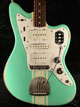 【当店カスタムオーダー品】Shelton Galaxy Flite III -Seafoam Green Pearl with Olympic White Stripe- 新品[シェルトン][Jazzmaster,ジャズマスタータイプ][グリーン,緑][Electric Guitar,エレキギター]