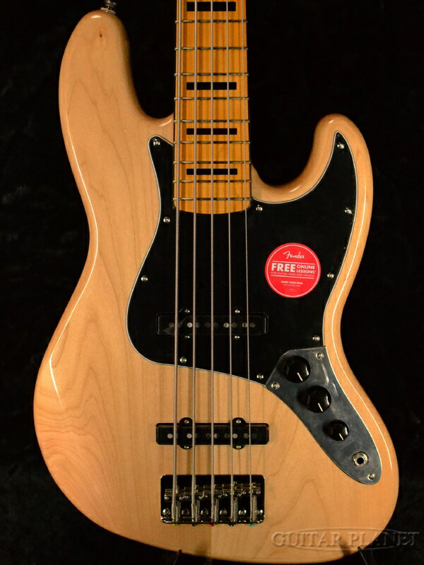 Squier Classic Vibe 70s Jazz Bass V -Natural- 新品 ナチュラル[スクワイヤー][5strings,5弦][Jazz Bass,ジャズベ…