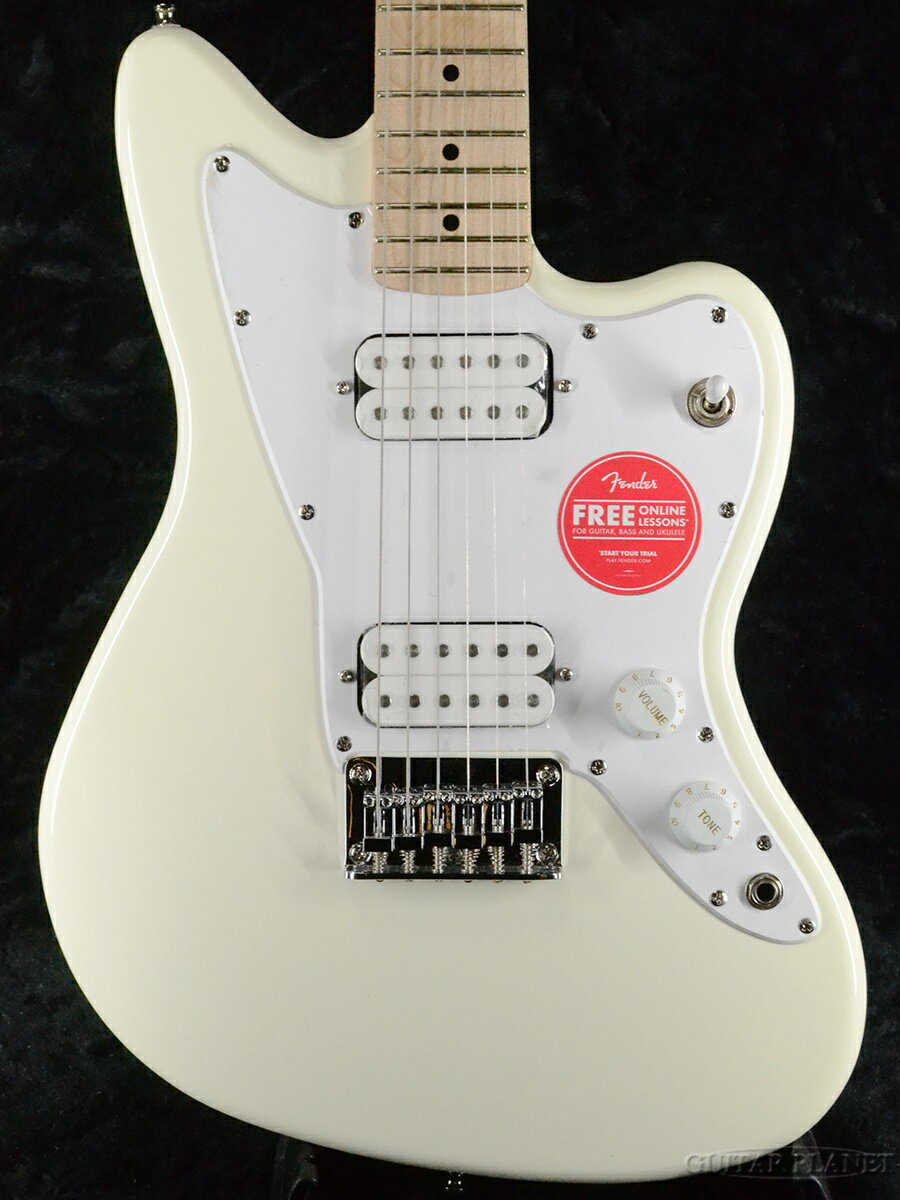 Squier Mini Jazzmaster HH -Olympic White- 新品 ミニギター[スクワイヤー][ホワイト,白][ジャズマスター][Guitar]