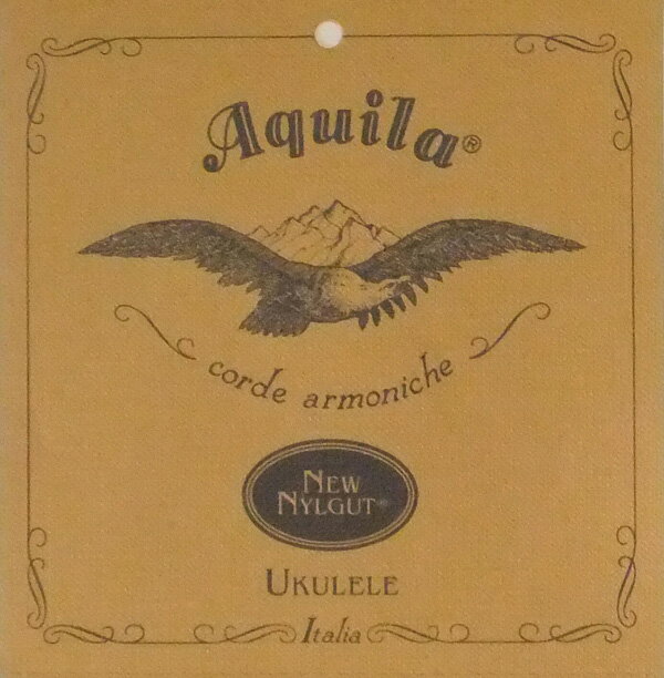 【バラ弦】AQUILA 6U New Nylgut ソプラノウクレレ弦 Low-G (巻弦)[アクイラ][ニューナイルガット][Soprano Ukulele Strangs][Wound]