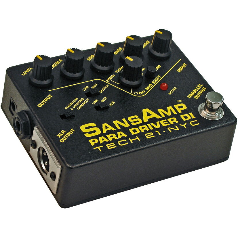 【正規品】TECH21 SansAmp PARA DRIVER DI 新品 DIボックス[テック21][サンズアンプ][パラドライバー][Amp Simulator,DIボックス][Effector,エフェクター]