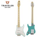 Traveler Guitar Travelcaster Deluxe Surf Green 新品 トラベラーギター Green,グリーン,緑 Mini Guitar,トラベルギター,ミニギター Stratocaster,ストラトキャスター Guitar,エレキギター