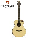 TRAVELER GUITAR (トラベラーギター) の「Redlands Concert Spruce」は、ホローボディのコンパクトなエレクトリック・アコースティックギターです。 重厚なトーンを備えながら全長約889mm、23 1/4インチ (約590mm) スケールのコンパクトサイズで、旅先ではもちろん、自宅での練習用にも適しています。 ボディトップはソリッド・スプルース、サイド&バック&ネックはマホガニー、フィンガーボードにはストライプド・エボニー材を採用しています。 ピエゾ・ピックアップを搭載し、カスタム・オンボード・プリアンプ、内蔵チューナー、3バンドEQを装備しています。 カスタム・ギグバッグ付属ですので、どこへでも気軽に持ち運べ、演奏が楽しめます。 付属品：純正ギグバッグ、正規保証書 お問い合わせフリーダイヤル:0120-37-9630