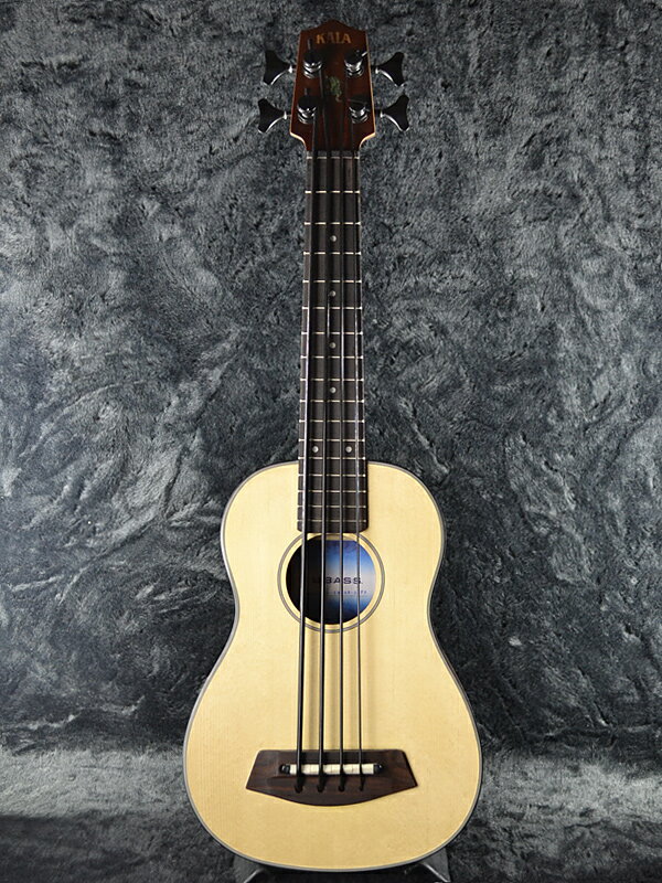 Kala Spruce Top UBass-2 新品 ナチュラル[カラ][スプルーストップ][Natural,木目,杢][Ukulele Bass,ウクレレベース]_otherb